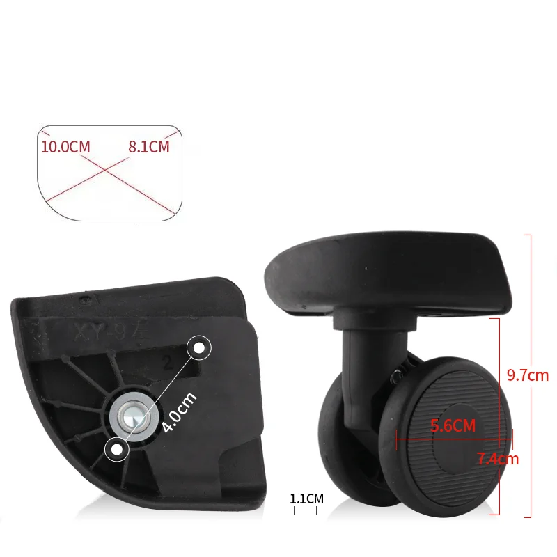 Shockproof Silent Luggage Cast - Silent Replacement Luggage Wheels review and price