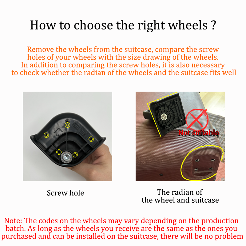 Shockproof Silent Luggage Cast - Silent Replacement Luggage Wheels review and price