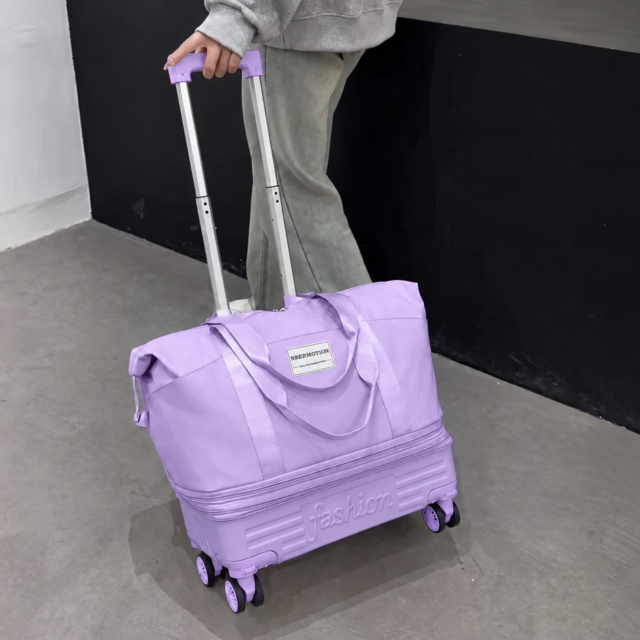 Expandable Rolling Travel Duff - Foldable Rolling Luggage Bag review and price